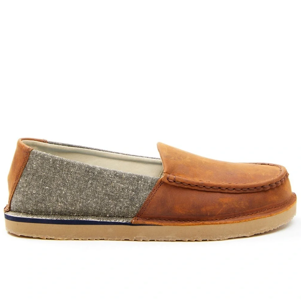 WRANGLER MEN'S SLIP-ON LOAFERS - MOC TOE size 10.5 - Picture 2 of 7